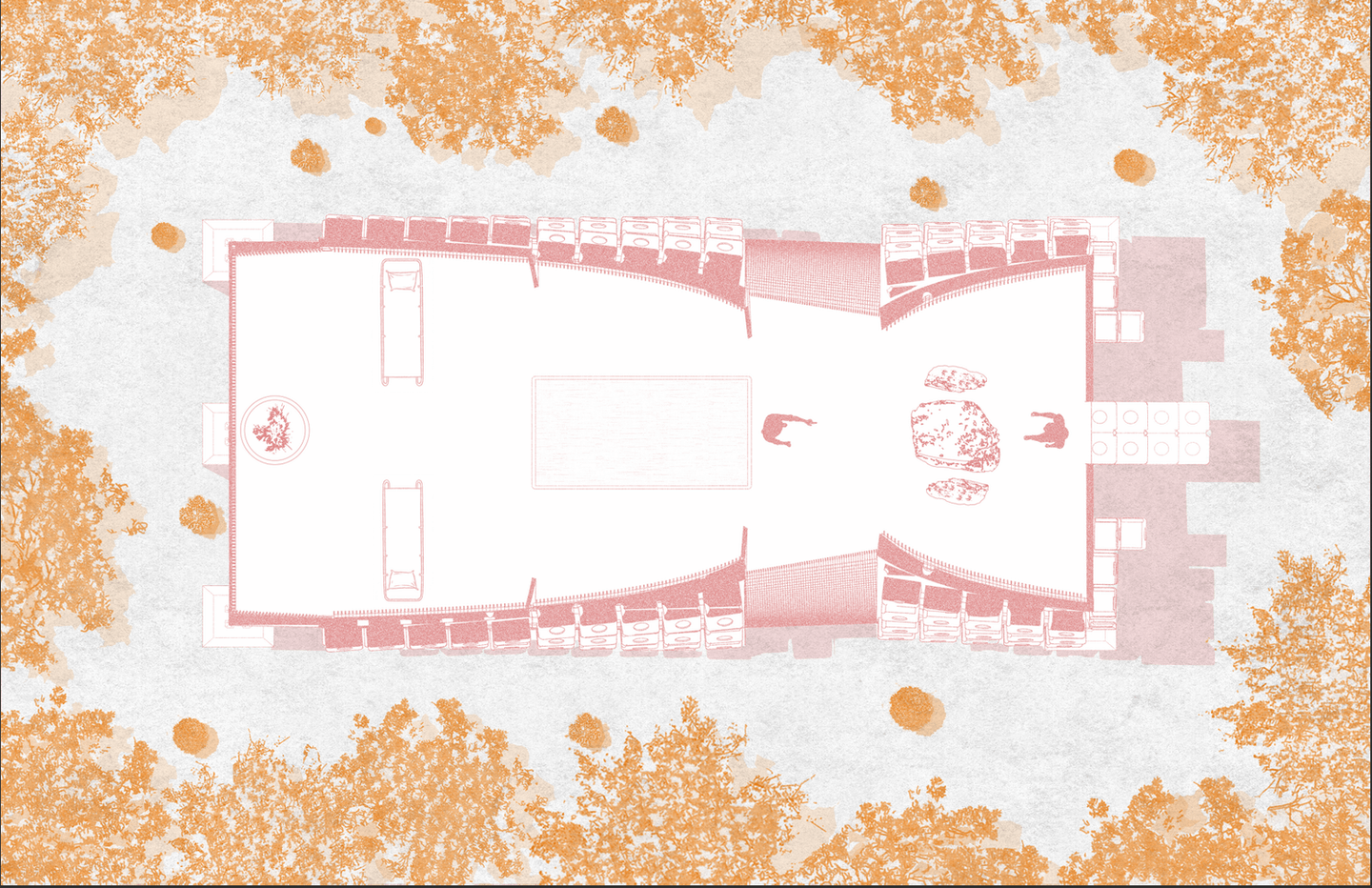 Stylized Floor Plan
