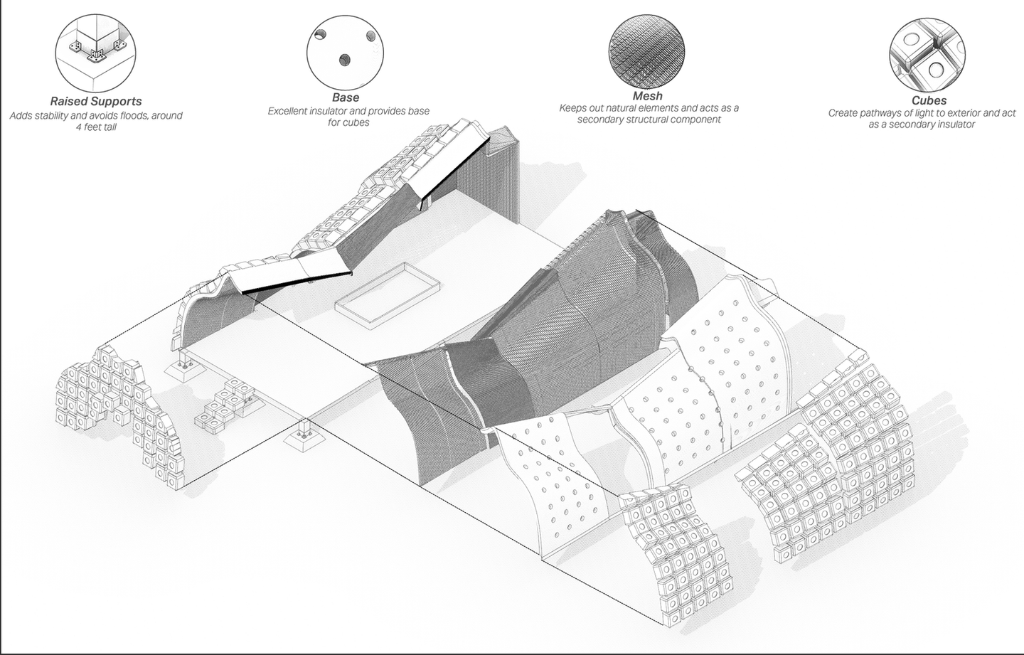 Exploded Axon